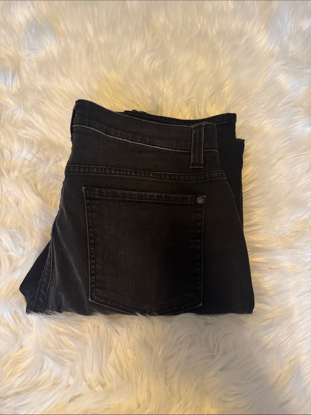 Fidelity Straight Leg Black Jeans